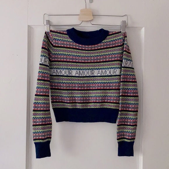 Topshop ‘Amour’ Cropped Sweater - Picture 2 of 5
